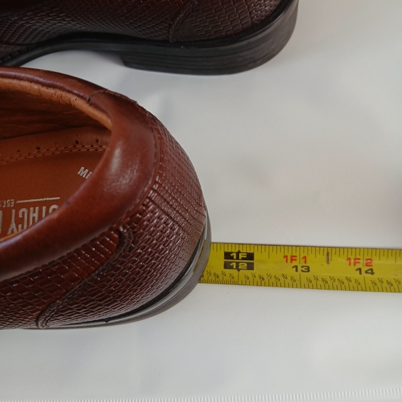 Stacy Adams Pomeroy Moc Toe Bit Slip On Loafers Mens Oxford Cognac Size 7 M main image 11